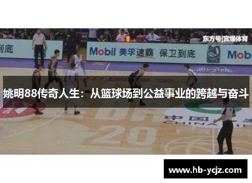 姚明88传奇人生：从篮球场到公益事业的跨越与奋斗